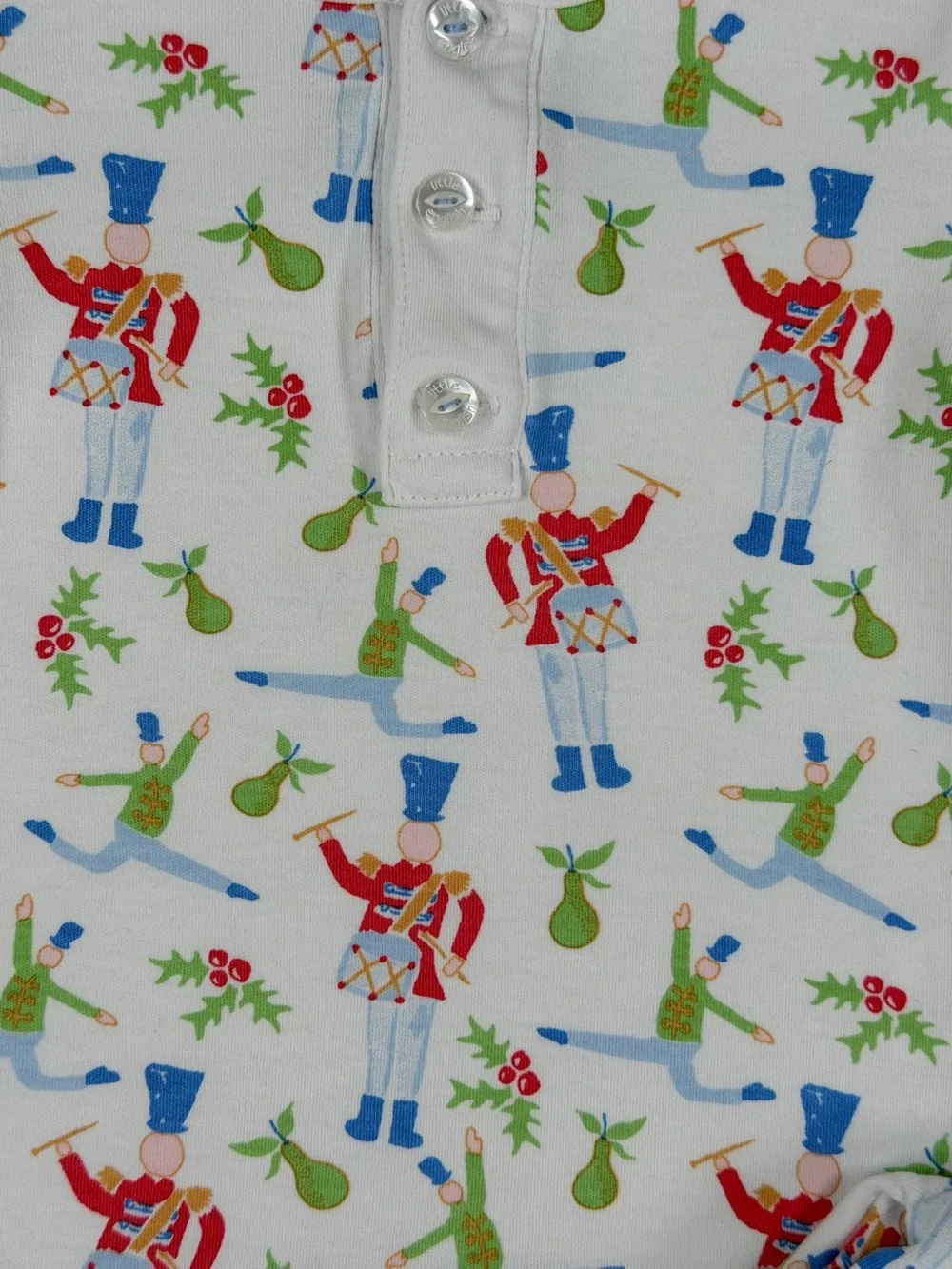 LITTLE ENGLISH 12 Days of Christmas Printed Jammies - 18M